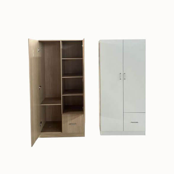 VC-0066 2 Door Wardrobe with Drawer